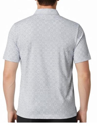 Callaway Foulard Printed polo da uomo, bright white