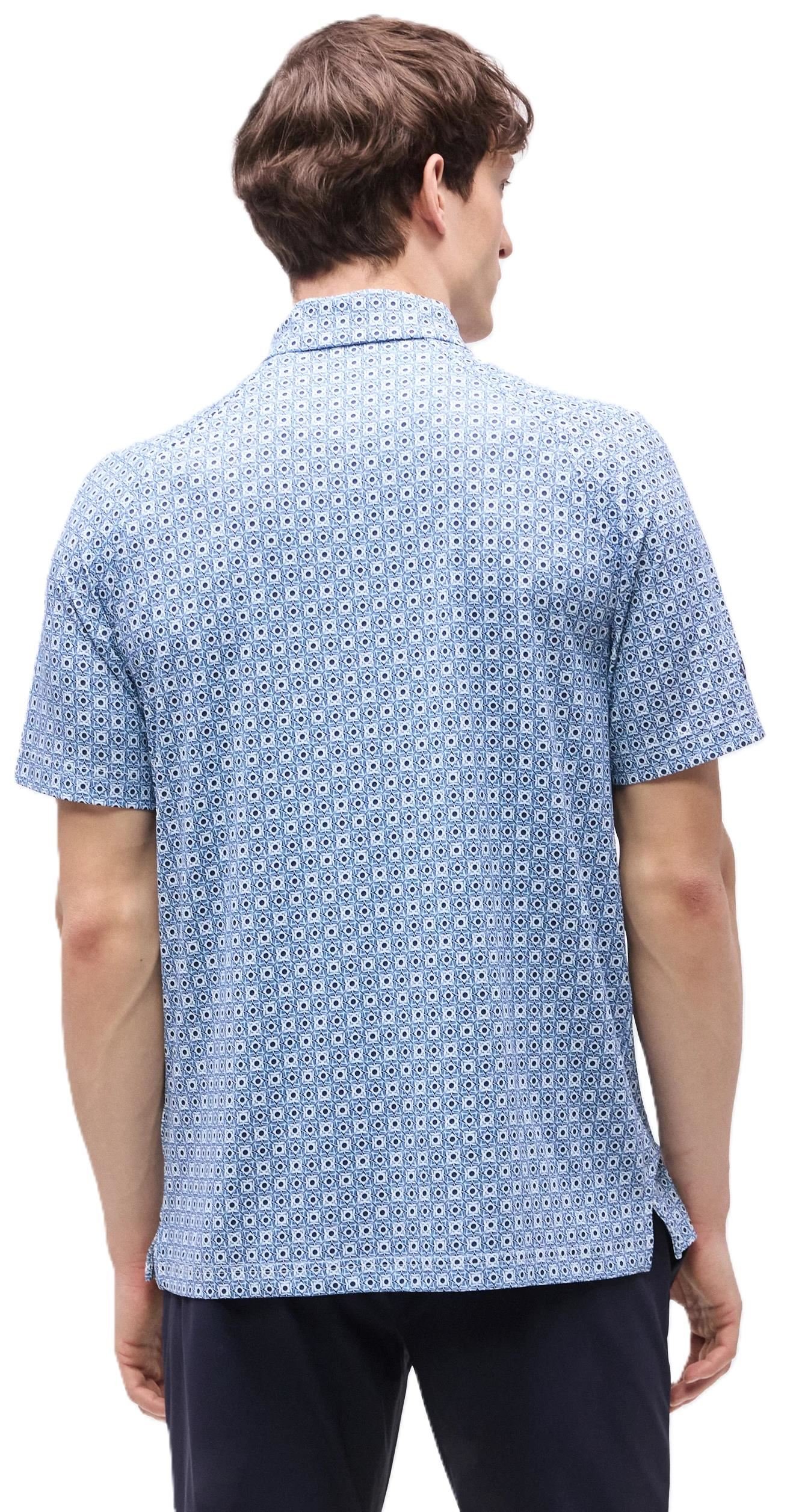 Callaway Foulard Printed polo uomo, peacoat