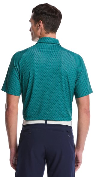 Callaway Trademark Printed polo da uomo, galapagos green