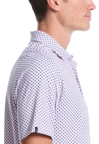 Callaway Trademark Printed polo uomo, pink tulle