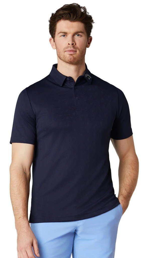 Callaway Odyssey Ventilated Jacquard polo uomo, peacoat