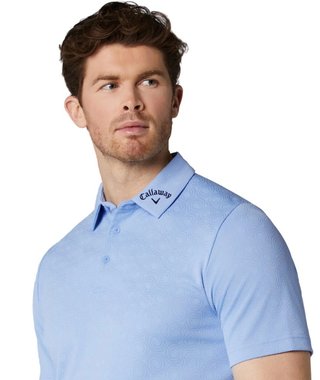 Callaway Odyssey Ventilated Jacquard polo da uomo, vista blue