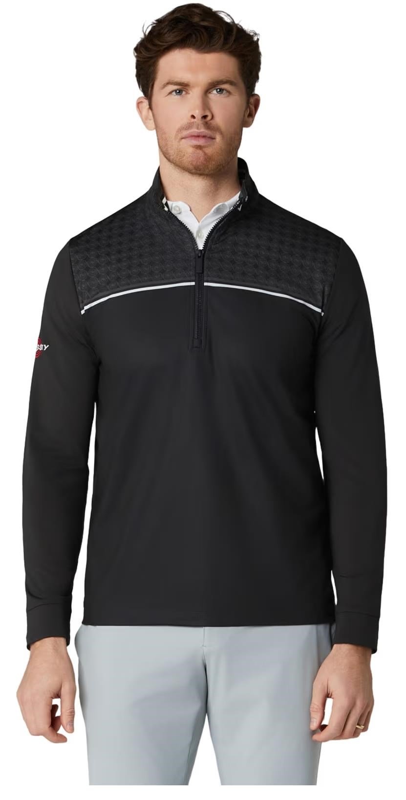 Callaway Odyssey Printed Block felpa da uomo, caviar