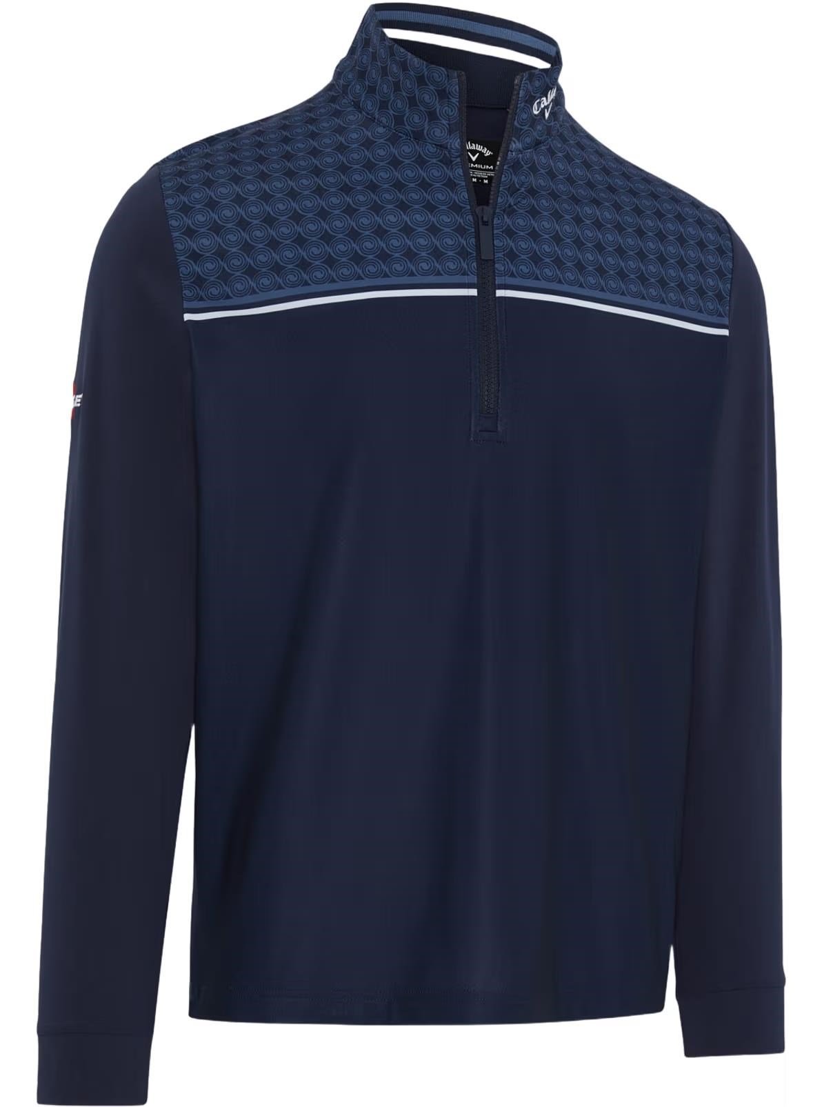 Callaway Odyssey Printed Block felpa da uomo, peacoat