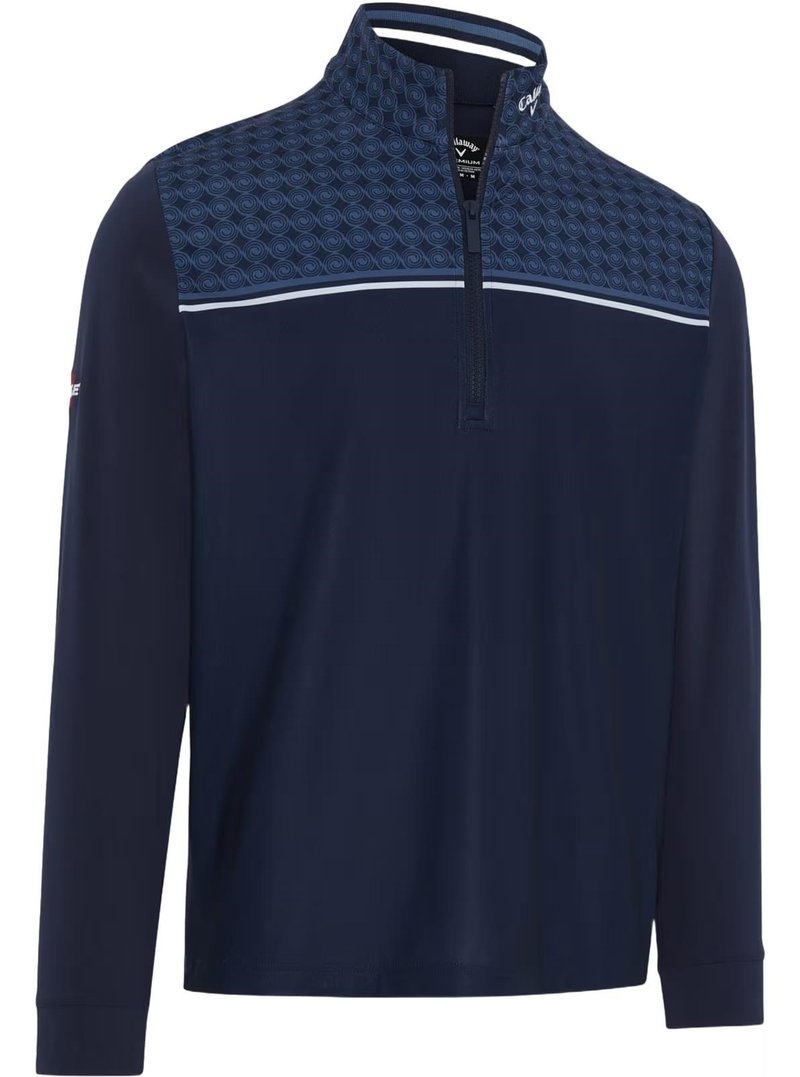 Callaway Odyssey Printed Block felpa da uomo, peacoat