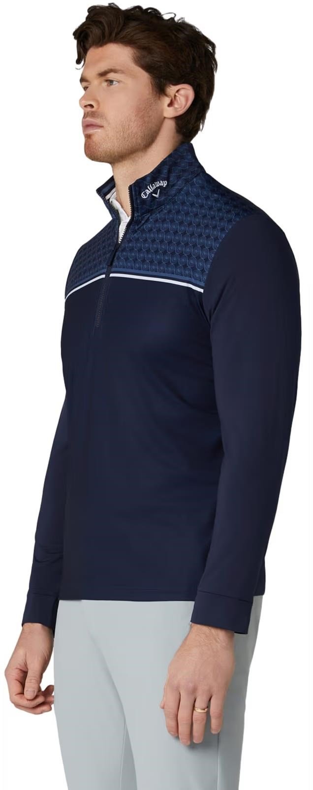 Callaway Odyssey Printed Block felpa da uomo, peacoat