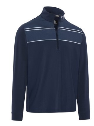 Callaway Blocked Printed Chev Textured maglia da uomo, peacoat