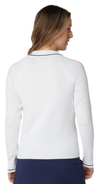 Callaway Collared da donna maglione, brilliant white