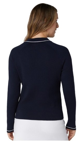 Callaway Collared donna maglione, peacoat