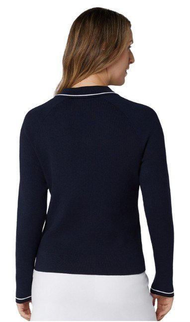 Callaway Collared donna maglione, peacoat