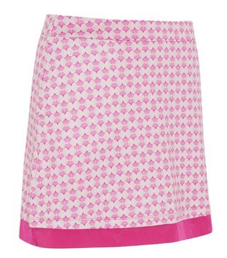 Callaway Deco Geo Printed gonna da golf da donna, fuchsia purple