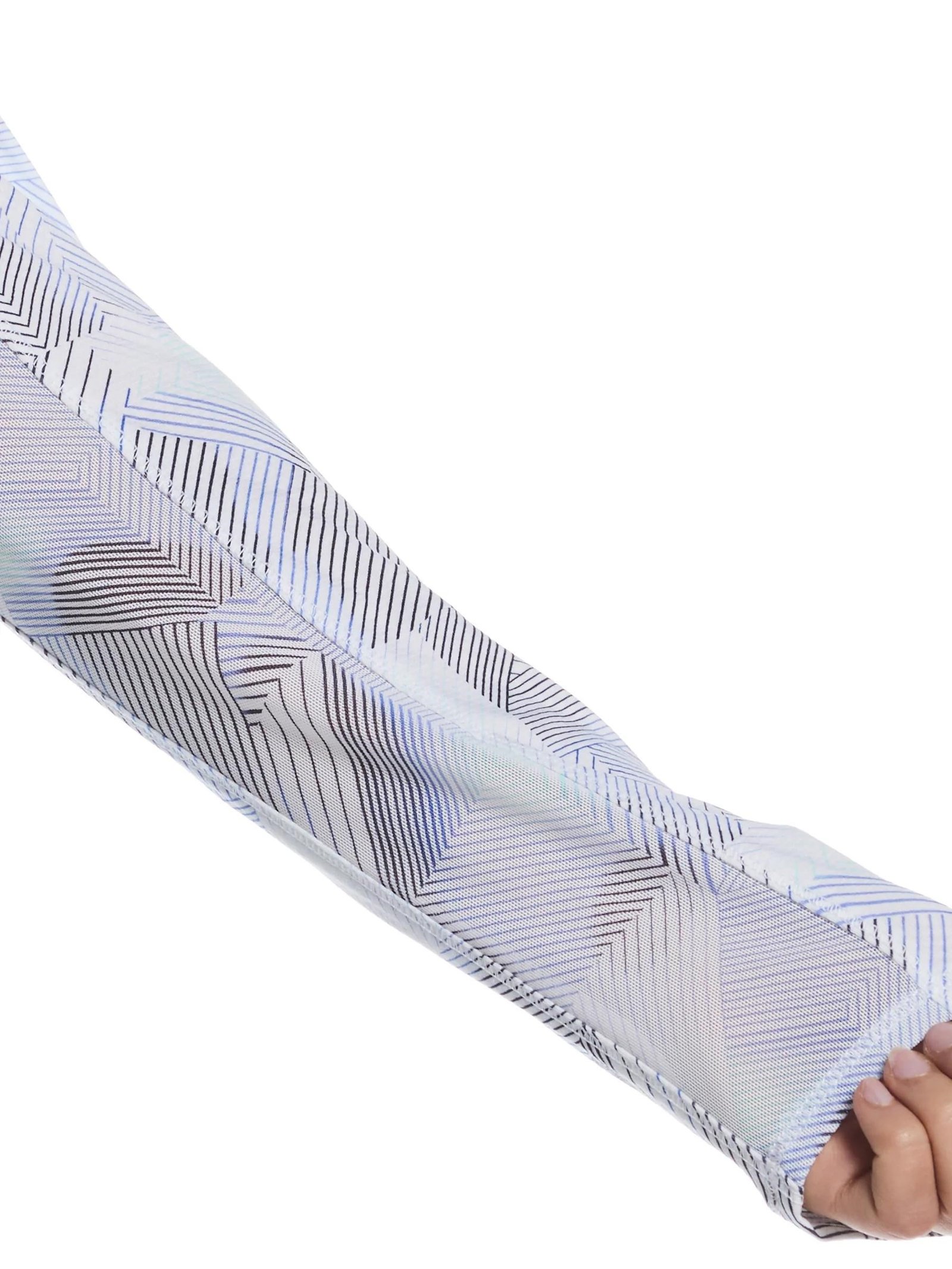 Callaway Active Geo Printed da donna polo a maniche lunghe, brilliant white
