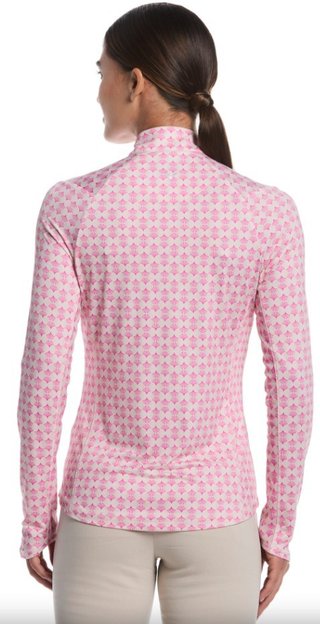 Callaway Deco Geo Printed felpa donna, fuchsia purple