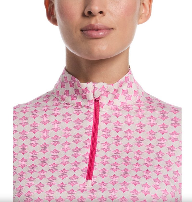 Callaway Deco Geo Printed felpa donna, fuchsia purple
