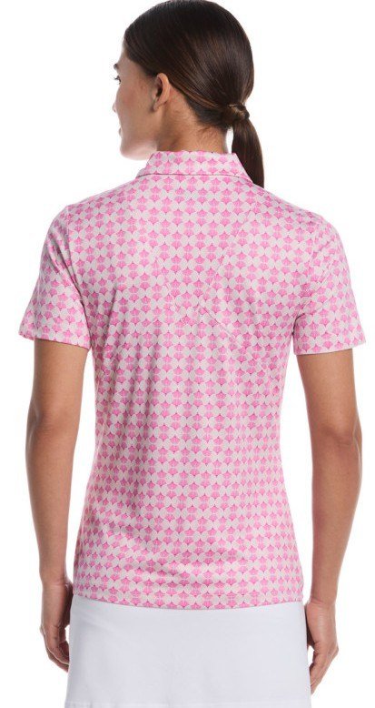Callaway Deco Geo Print polo da donna, fuchsia purple