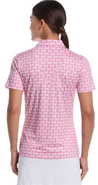 Callaway Deco Geo Print polo da donna, fuchsia purple