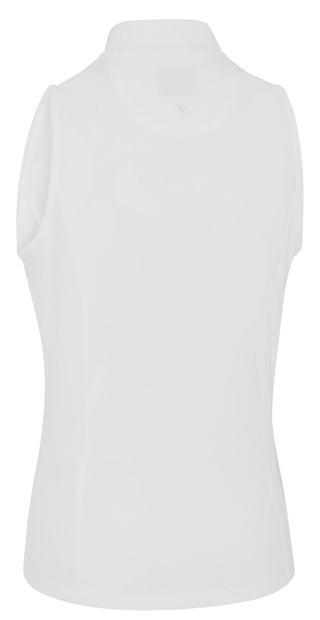 Callaway Rib Play Sleeveless polo da donna, brilliant white