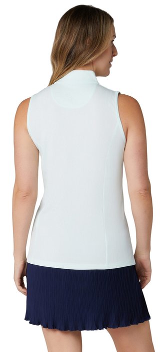 Callaway Rib Play Sleeveless polo da donna, salt air