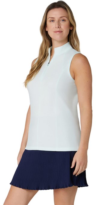 Callaway Rib Play Sleeveless polo da donna, salt air
