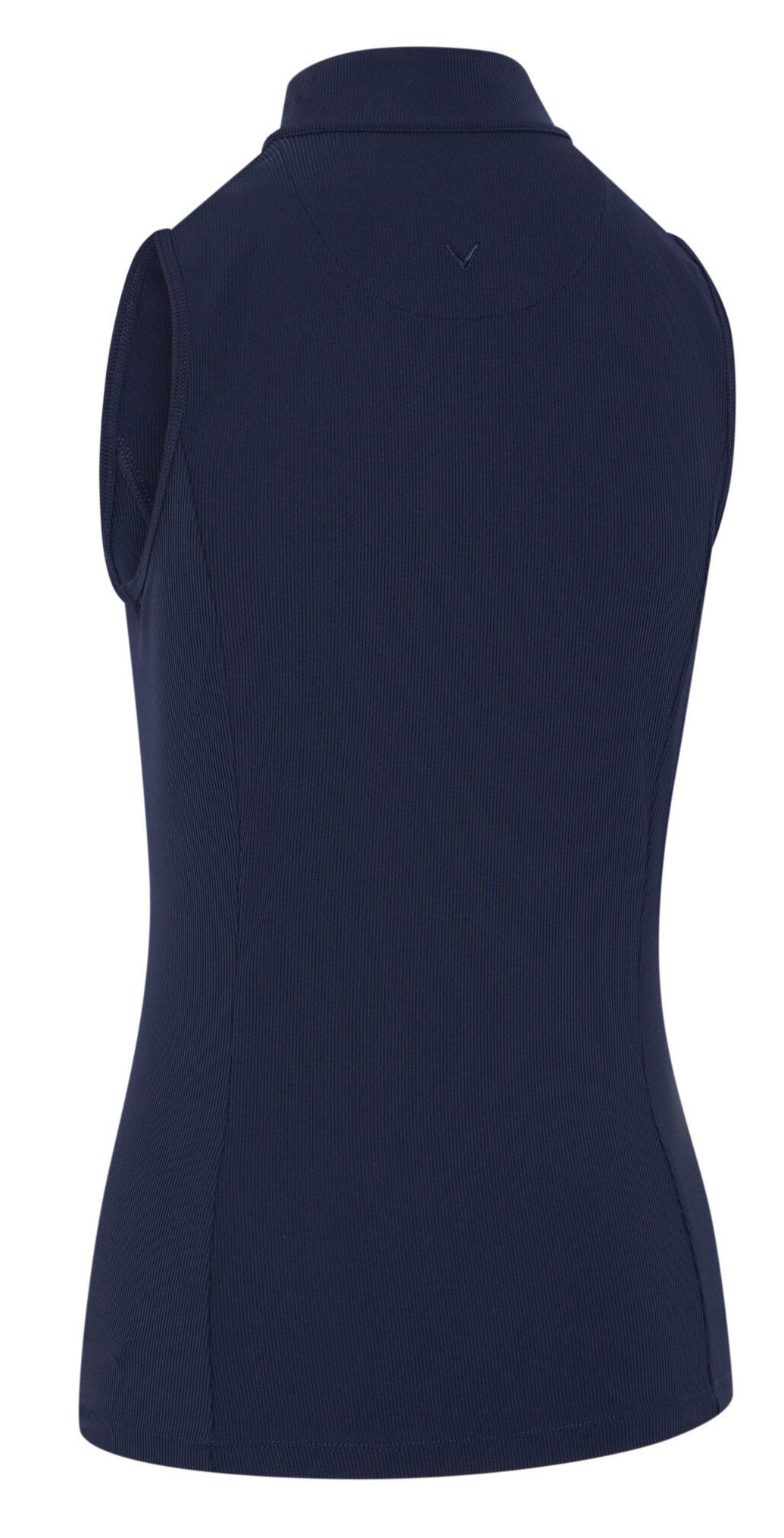 Callaway Rib Play Sleeveless polo da donna, peacoat