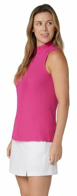 Callaway Rib Play Sleeveless polo da donna, fuchsia purple