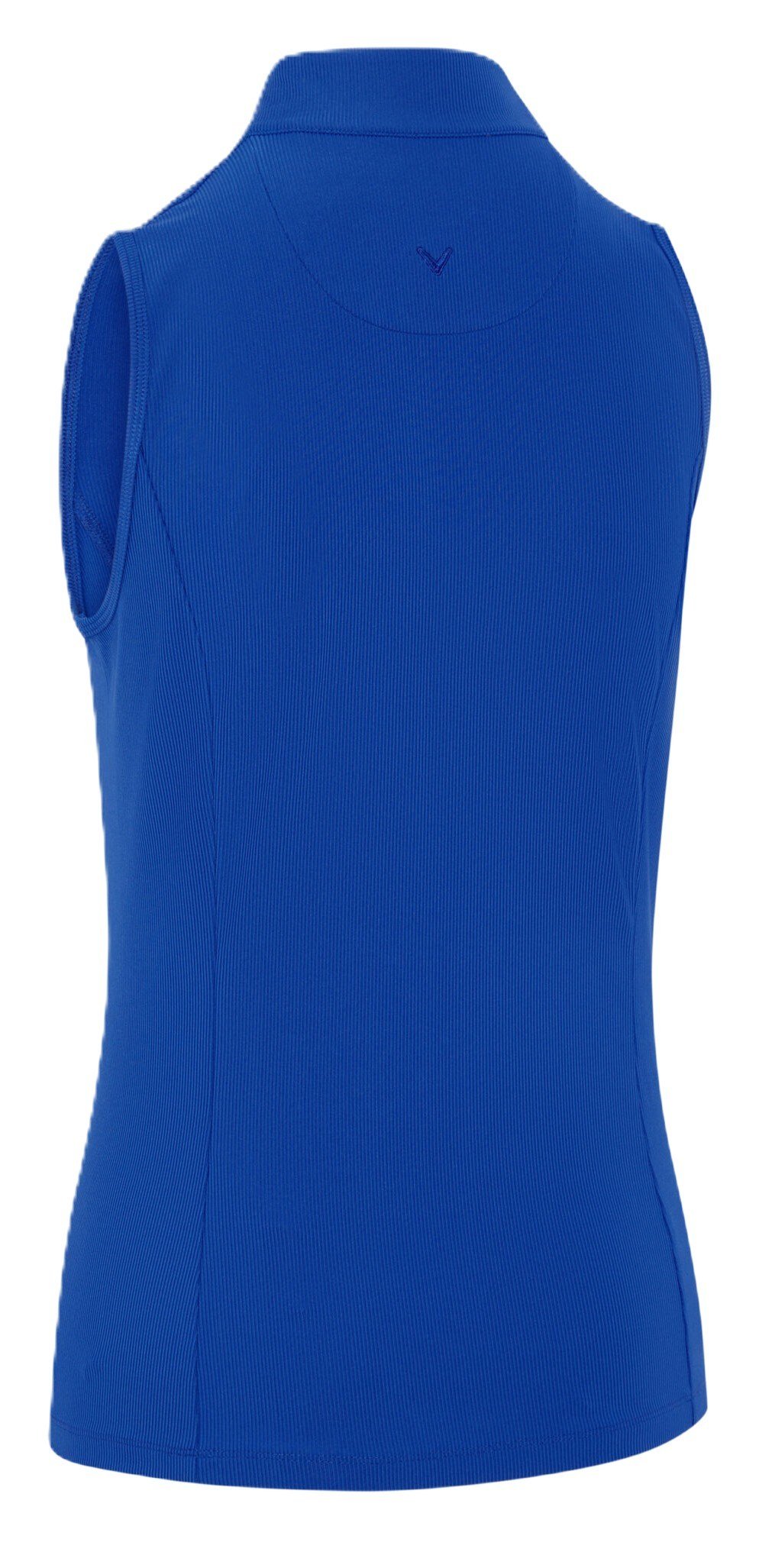 Callaway Rib Play Sleeveless polo da donna, blue tattoo