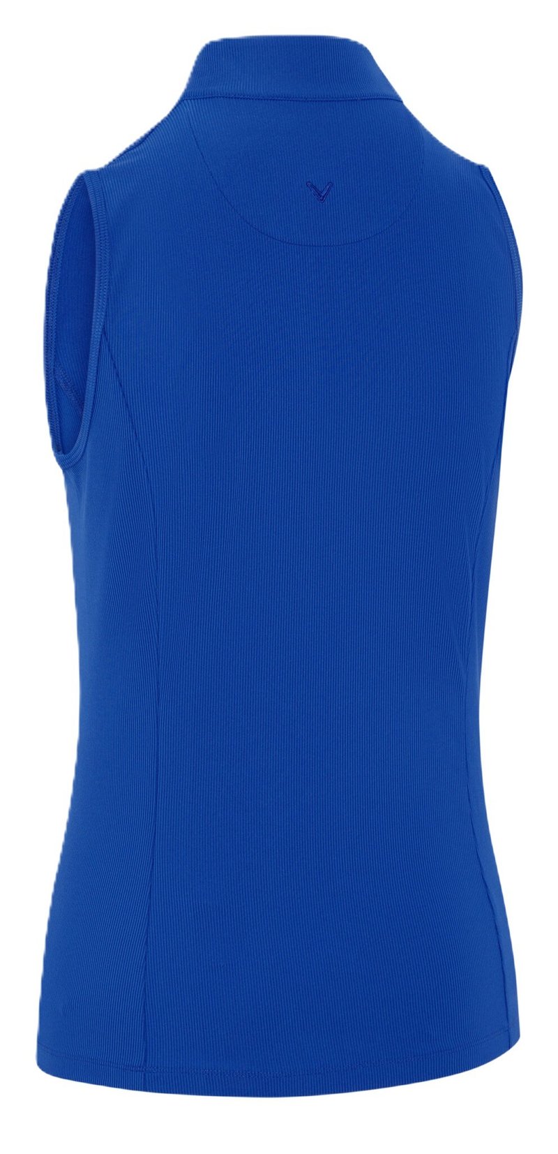 Callaway Rib Play Sleeveless polo da donna, blue tattoo