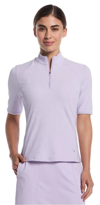 Callaway Rib Play polo da donna, lilla pastello