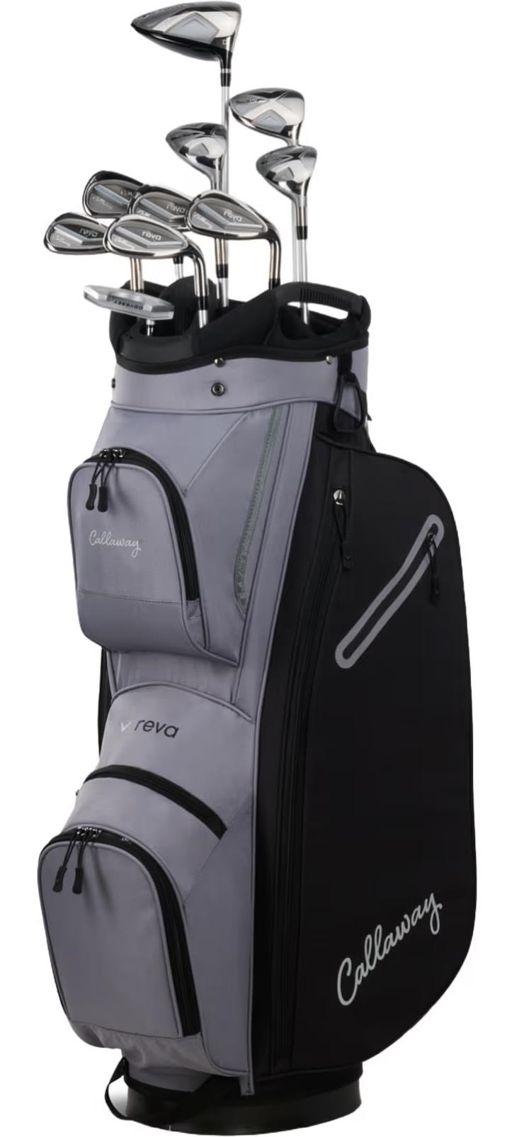 Callaway Reva 11PC Black set da golf donna, grafite, mancina + borsa carrello
