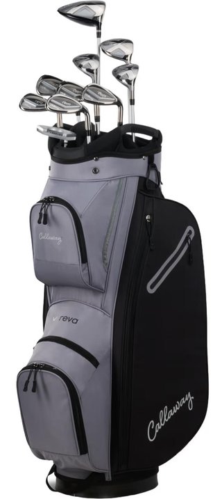 Callaway Reva 11PC Black set da golf donna, grafite, mancina + borsa carrello