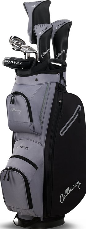 Callaway Reva 8PC Black set golf da donna, grafite