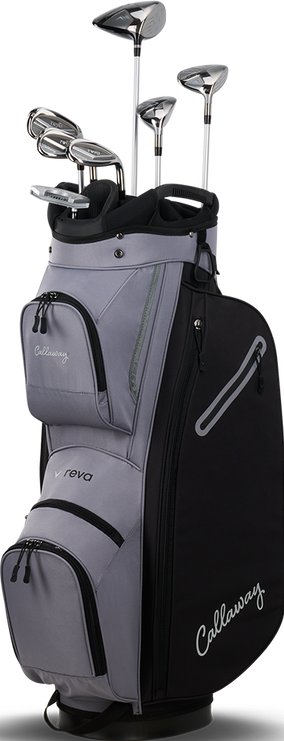 Callaway Reva 8PC Black set golf da donna, grafite