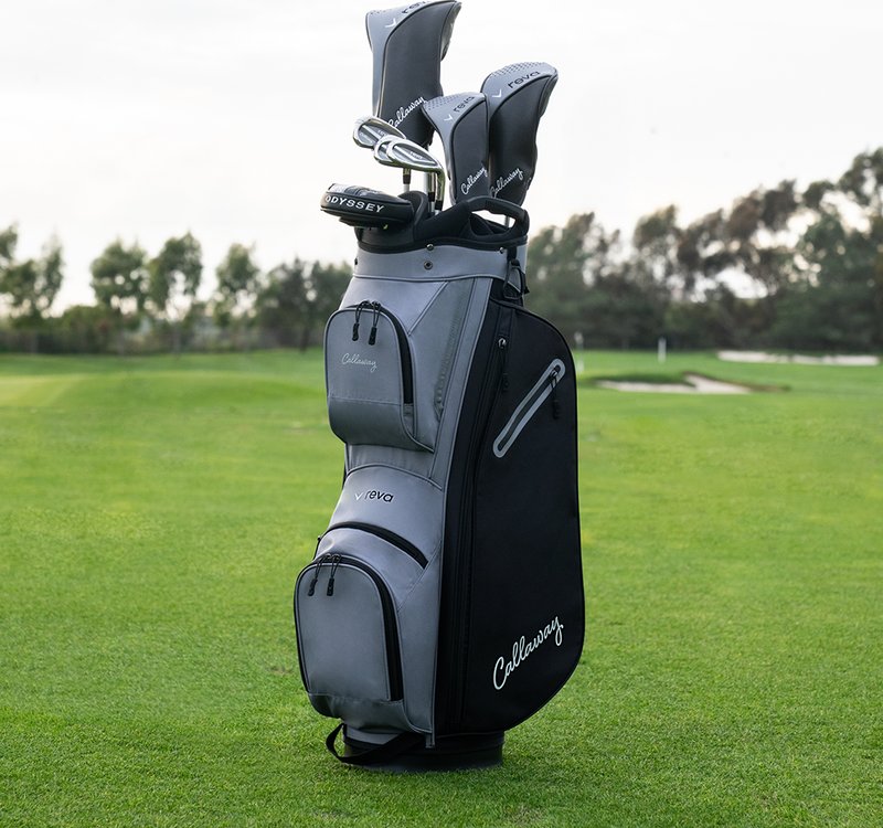 Callaway Reva 8PC Black set golf da donna, grafite