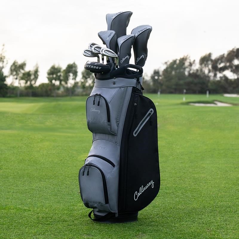 Callaway REVA 11PC Black set golf da donna 2026 (grafite), mano sinistra, lungo +1" + borsa carrello