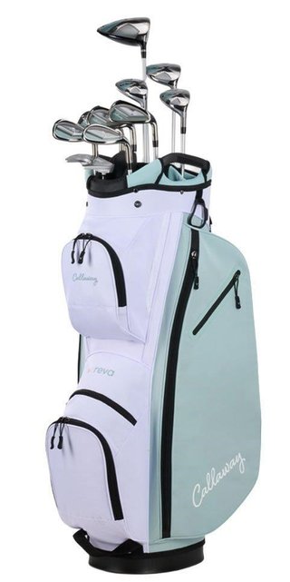 Callaway Reva 26 11PC Peach/Surf set da golf da donna (grafite), mancina + borsa carrello