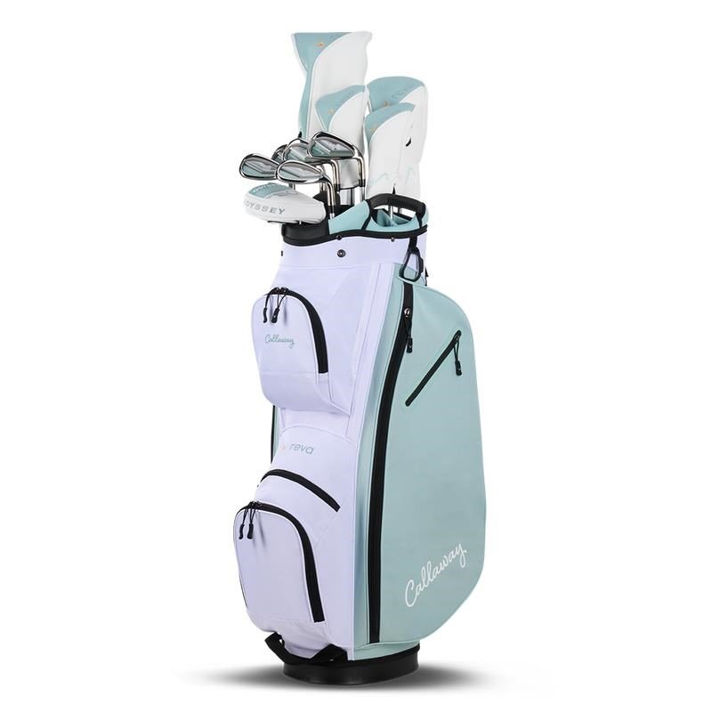 Callaway Reva 26 11PC Peach/Surf set da golf da donna (grafite), mancina + borsa carrello