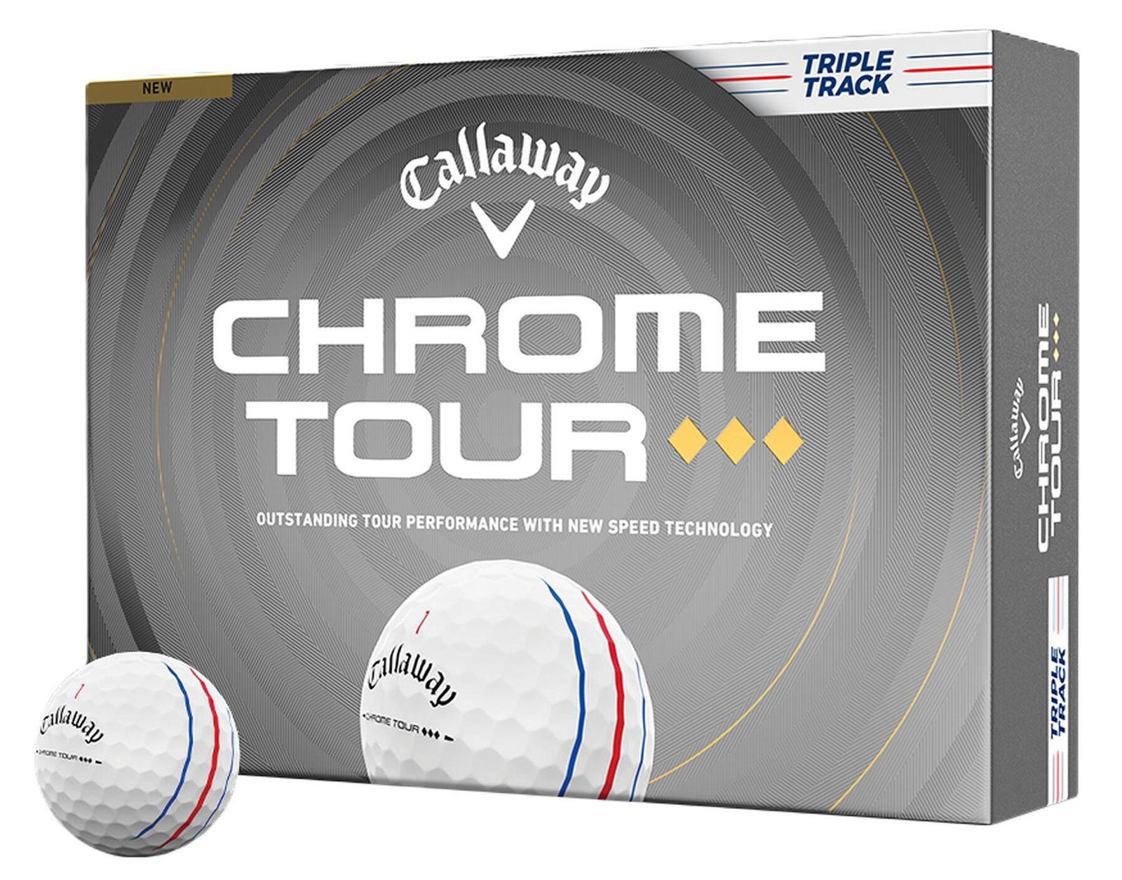 Callaway Chrome Tour Triple Track Diamond palline da golf