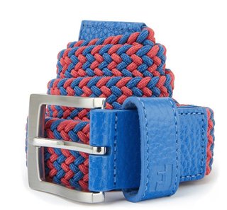 FootJoy Braided cintura unisex, coastal blue/nantucket red