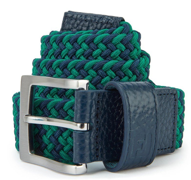 FootJoy Braided cintura unisex, navy/field green
