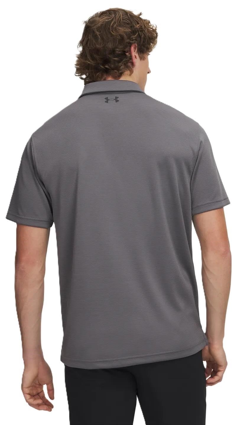 Under Armour Tech polo da uomo, grafite/nero
