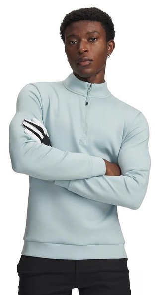 Under Armour UA Drive felpa uomo, enamel blue/refresh mint