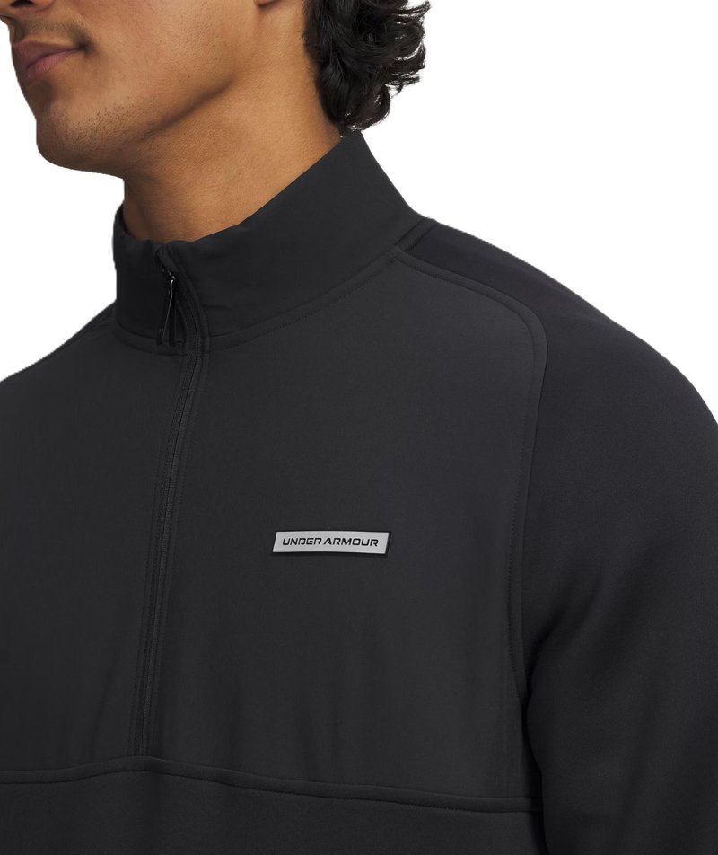 Under Armour Drive Pro Hybrid Half Zip felpa da uomo, nera