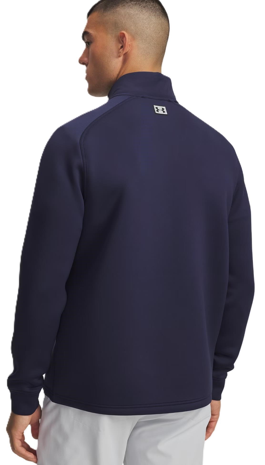 Under Armour Drive Pro Hybrid Half Zip felpa da uomo, midnight navy/black