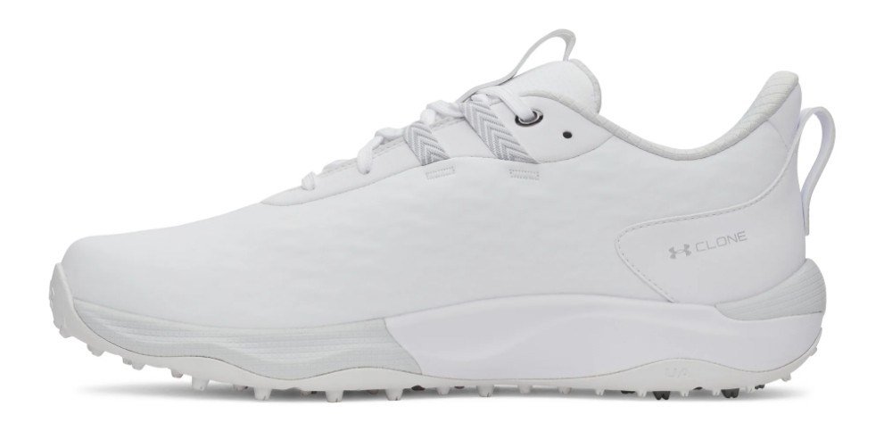 Under Armour Drive Pro Clone Spikeless scarpe da golf uomo, bianche