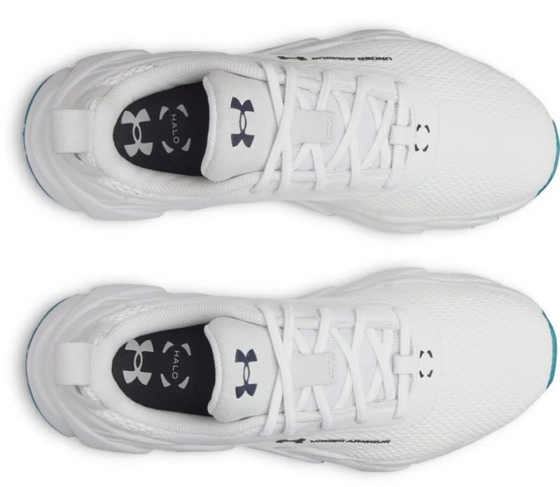 Under Armour Halo Tour Hybrid Spikeless scarpe da golf donna, bianche