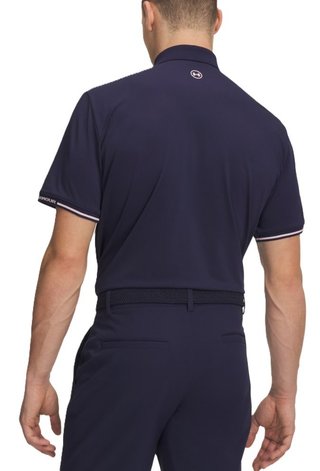 Under Armour Dry Pique polo da uomo, midnight navy/prime pink