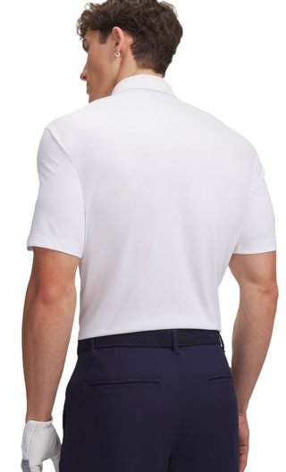 Under Armour Dry Horizon polo uomo, bianco/blu notte