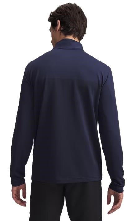 Under Armour Drive Lightweight 1/2 Zip felpa da uomo, midnight navy/midnight navy fade heather/castlerock