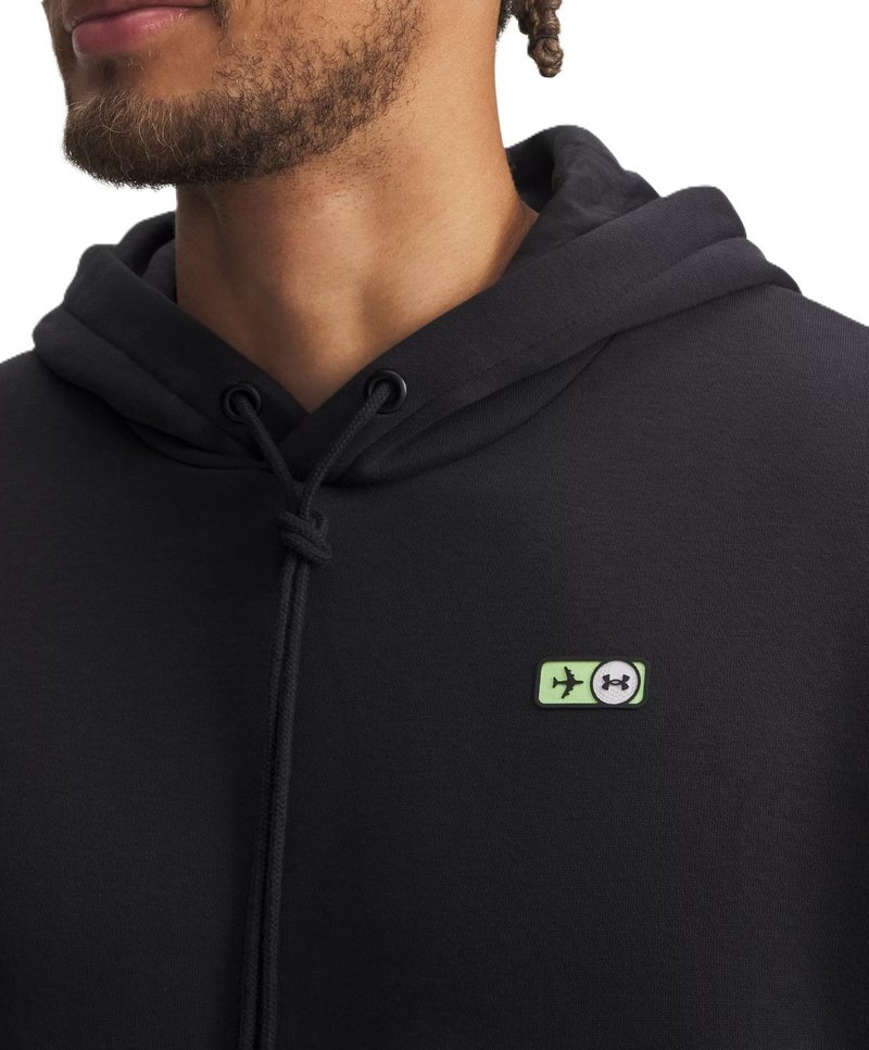 Under Armour Icon Golf Trip Hoodie felpa da uomo, nera