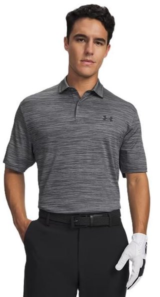 Under Armour Matchplay polo da uomo, castlerock/steel/black